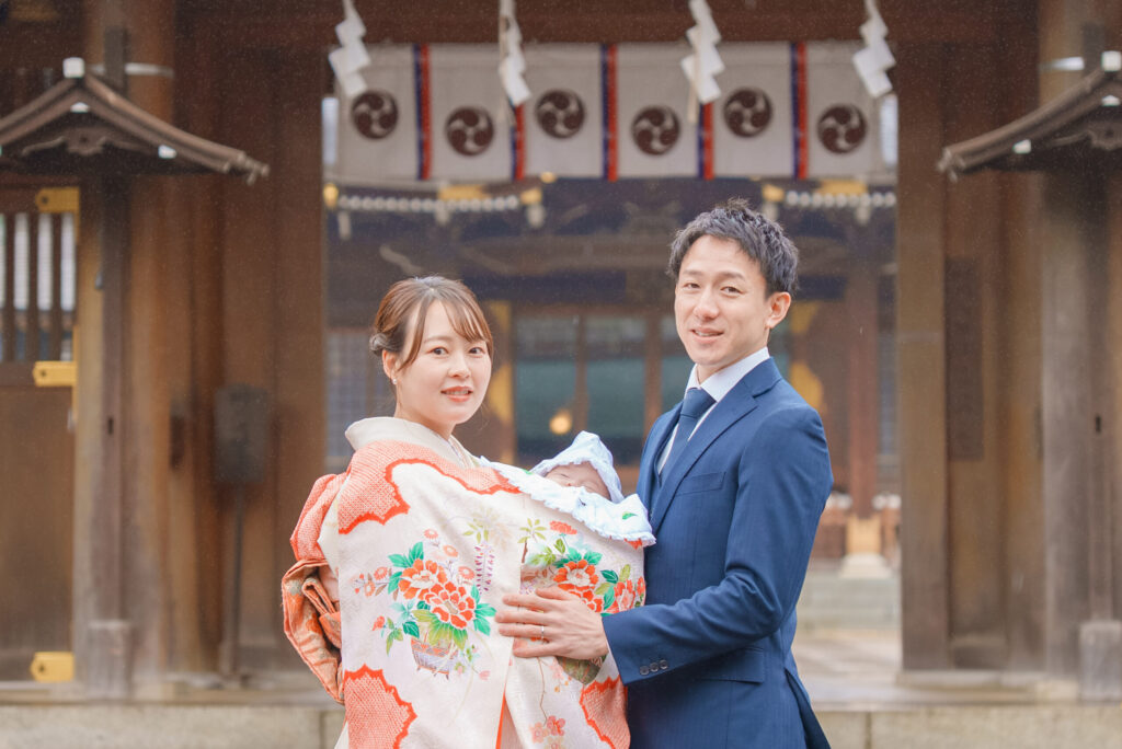荻窪八幡神社のお宮参りを出張撮影