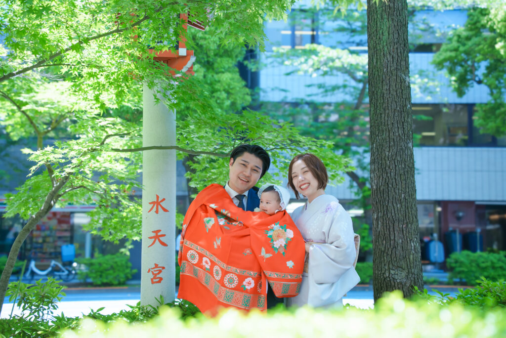 水天宮お宮参り出張撮影の写真紹介|2025年6月更新|撮影スポットもご紹介