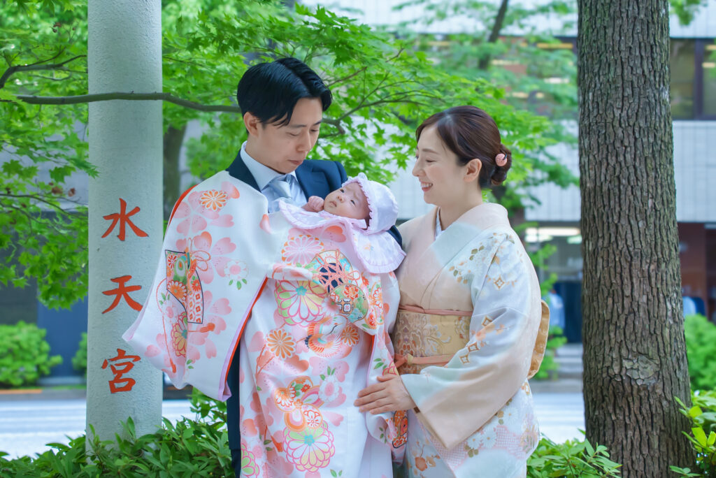 水天宮お宮参り出張撮影の写真紹介|2025年6月更新|撮影スポットもご紹介