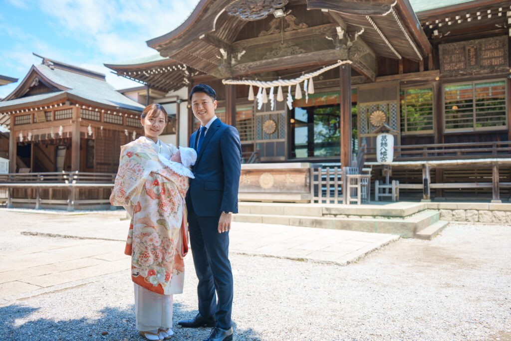 葛飾八幡宮お宮参り出張撮影の写真紹介｜2025年6月更新｜撮影スポットもご紹介