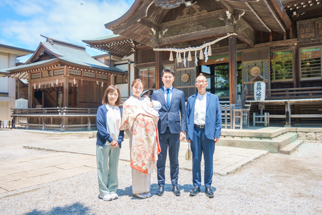 葛飾八幡宮お宮参り出張撮影の写真紹介｜2025年6月更新｜撮影スポットもご紹介