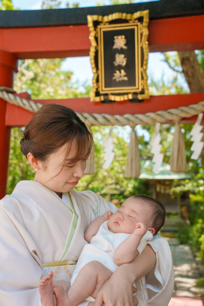 葛飾八幡宮お宮参り出張撮影の写真紹介｜2025年6月更新｜撮影スポットもご紹介