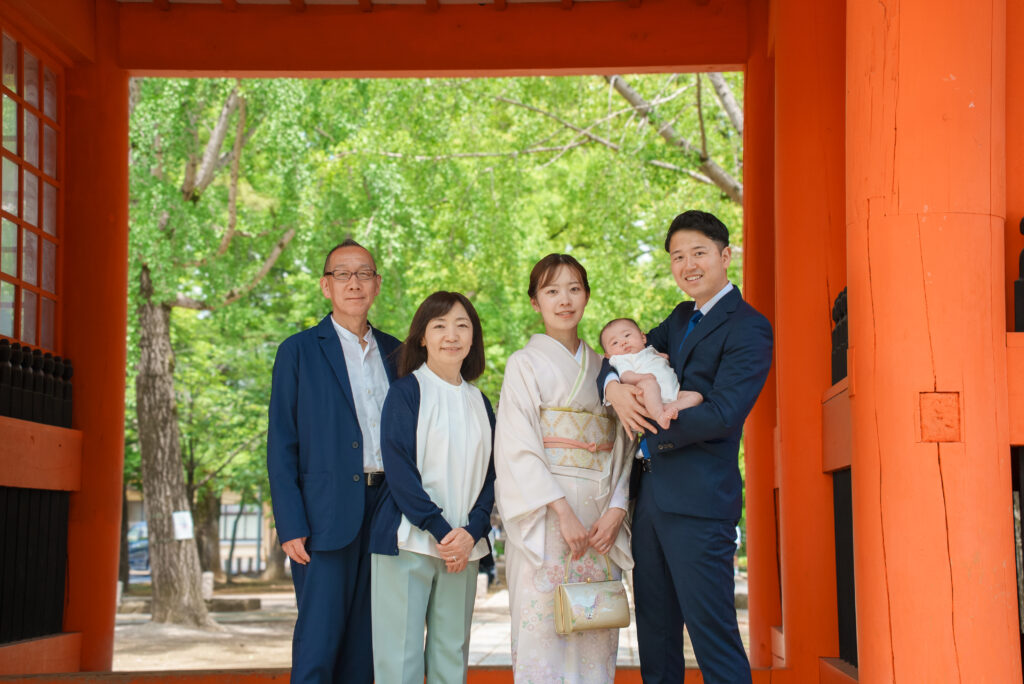 葛飾八幡宮お宮参り出張撮影の写真紹介｜2025年6月更新｜撮影スポットもご紹介