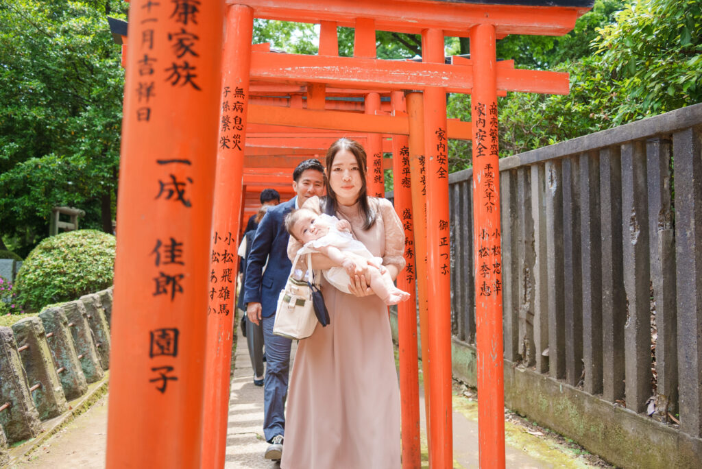 根津神社お宮参り出張撮影の写真と撮影スポット紹介|2025年6月更新|20枚以上の参考写真