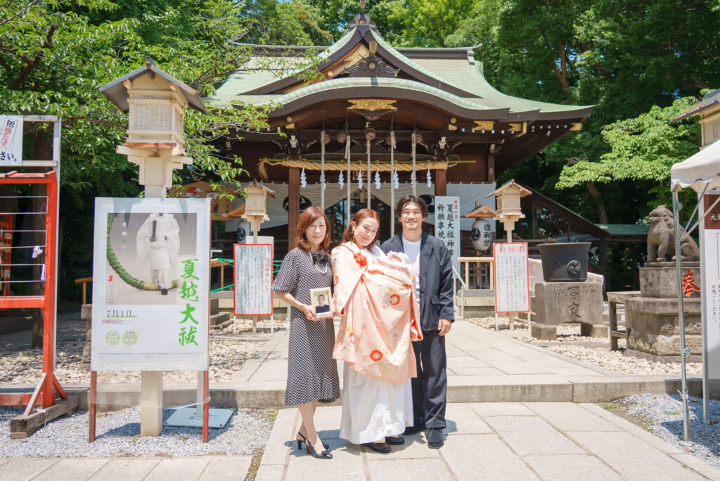 鎮守氷川神社お宮参り出張撮影の写真と撮影スポット紹介｜2025年7月更新｜20枚以上の参考写真
