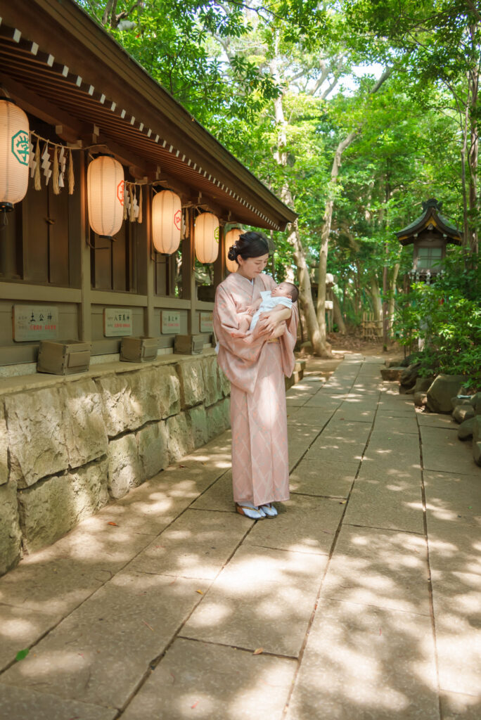 検見川神社お宮参り出張撮影の写真と撮影スポット紹介｜2025年6月更新｜30枚以上の参考写真