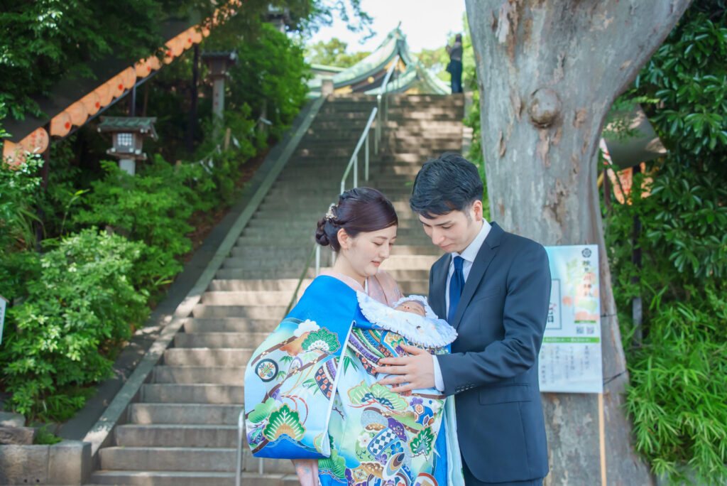 検見川神社お宮参り出張撮影の写真と撮影スポット紹介｜2025年6月更新｜30枚以上の参考写真