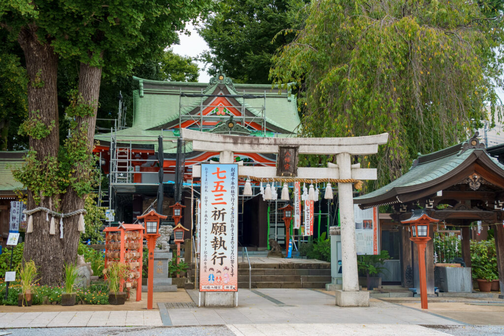川越八幡宮で安産祈願・お宮参り・七五三｜家族の思い出を出張撮影で残す