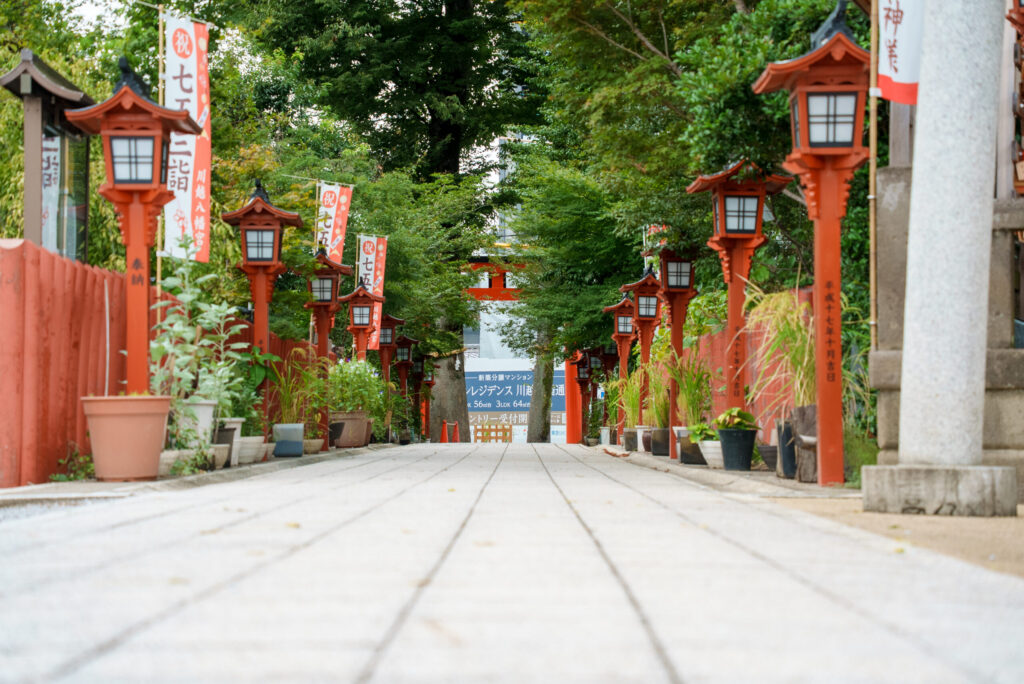 川越八幡宮で安産祈願・お宮参り・七五三｜家族の思い出を出張撮影で残す