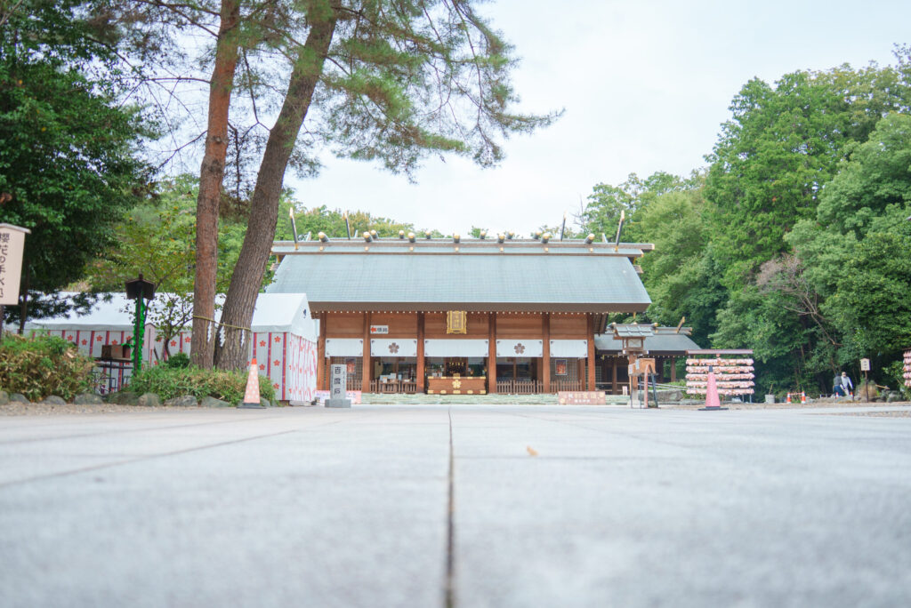 櫻木神社お宮参り出張撮影家族写真