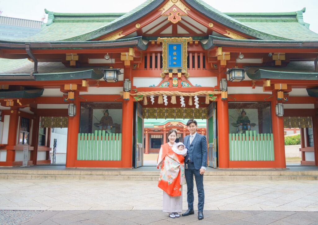 日枝神社でのお宮参り出張撮影|実例写真とプロが教える撮影ポイント