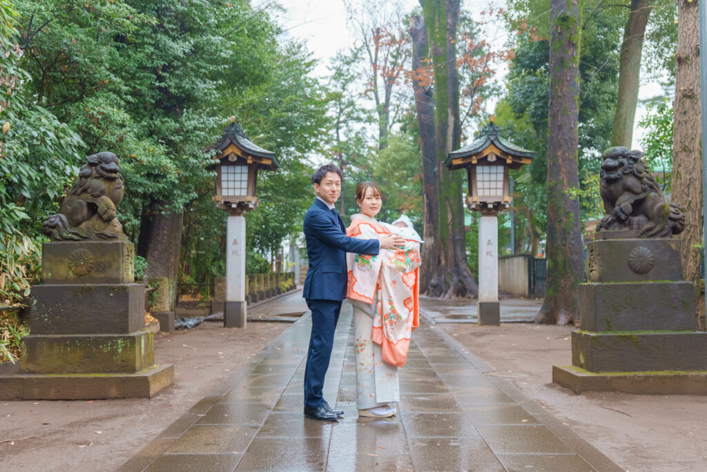 荻窪八幡神社のお宮参りを出張撮影