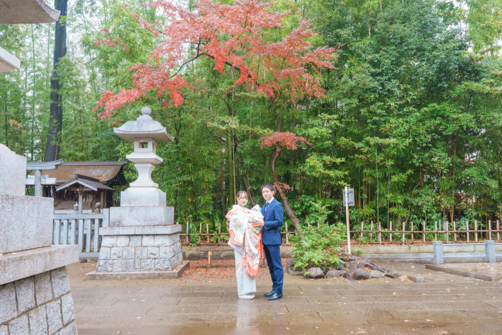 荻窪八幡神社のお宮参りを出張撮影