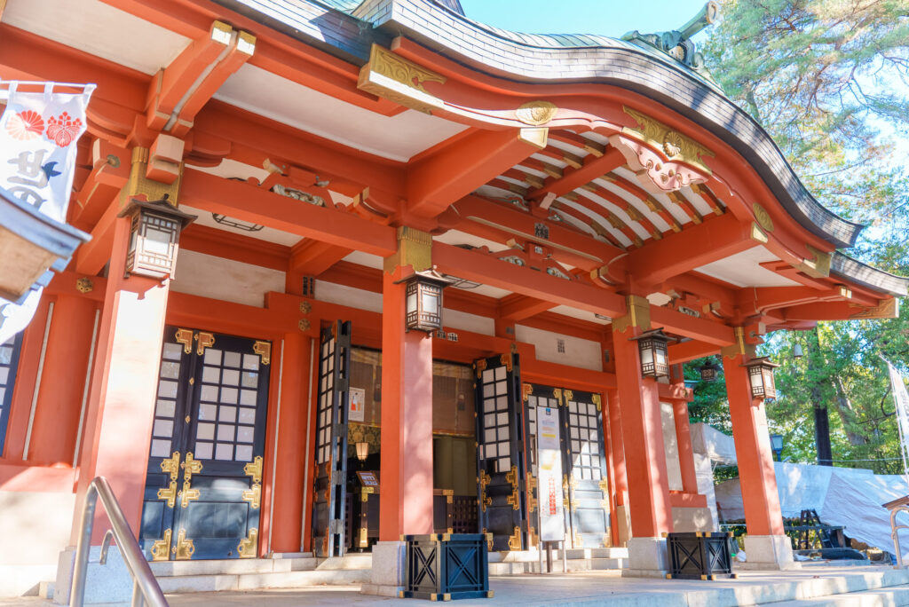 世田谷八幡宮のお宮参りを出張撮影