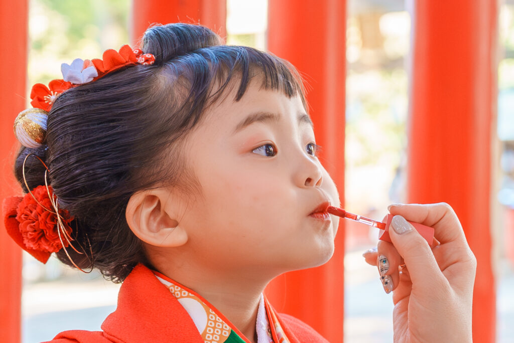 大宮氷川神社七五三出張撮影家族写真