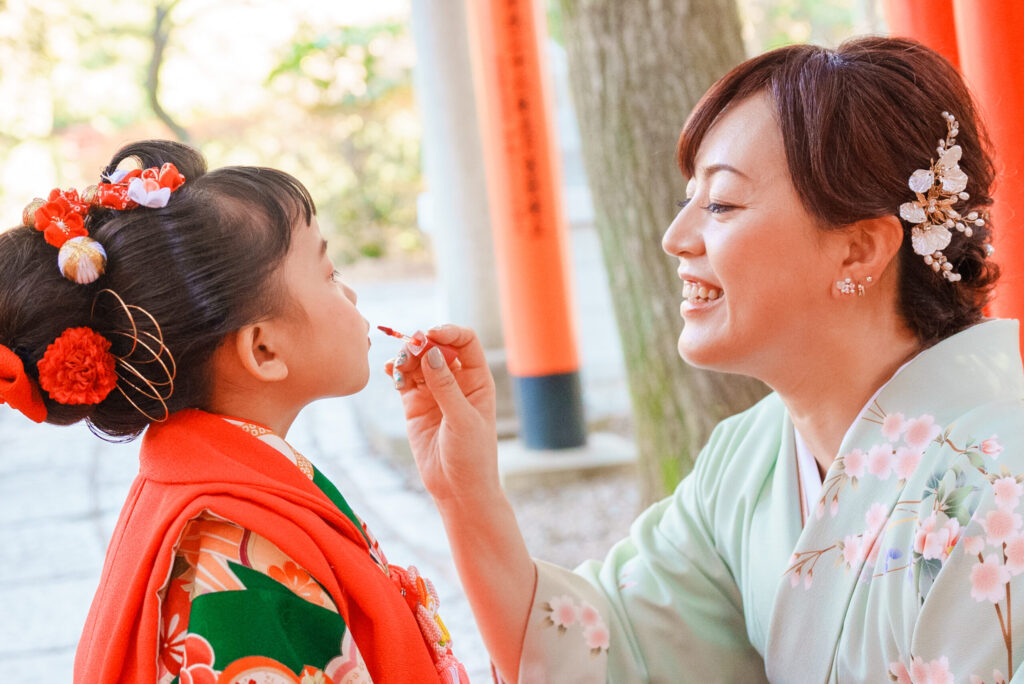 大宮氷川神社七五三出張撮影家族写真