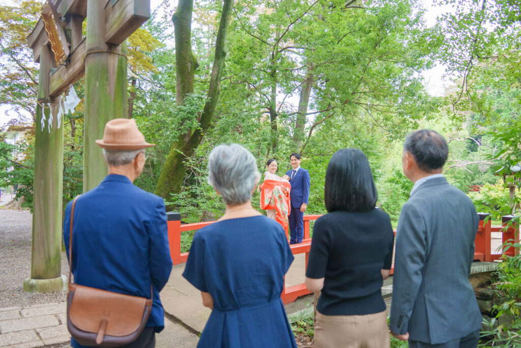 大宮氷川神社お宮参り出張撮影家族写真