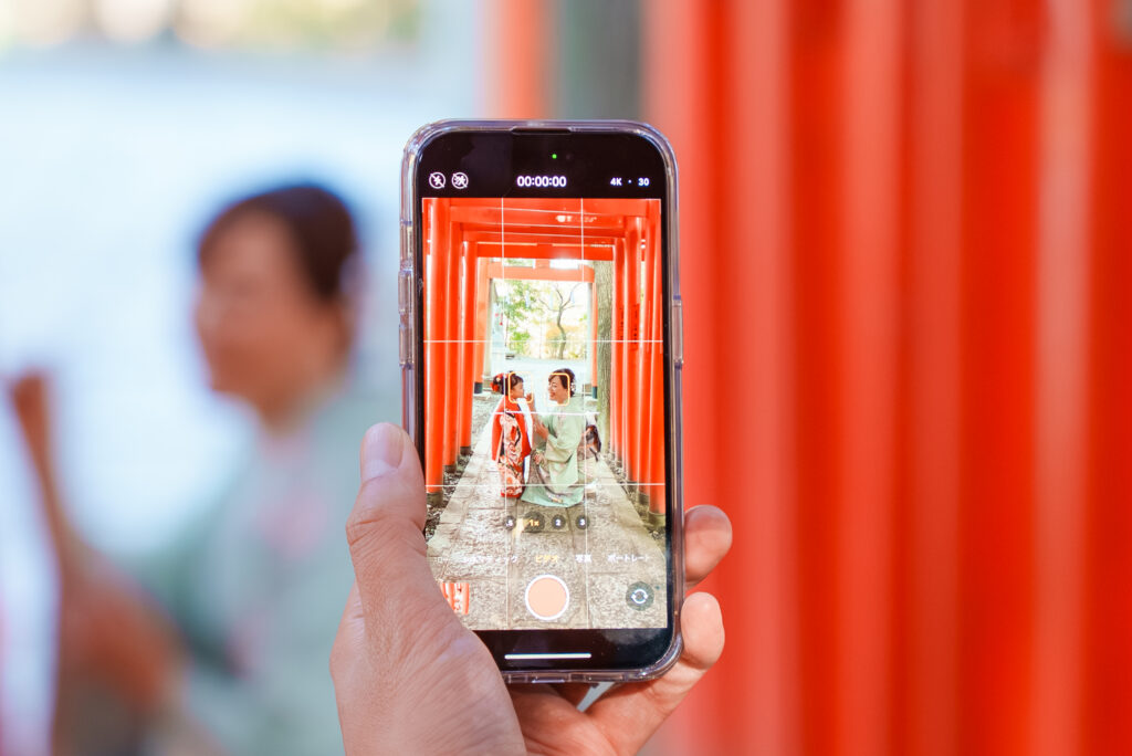 大宮氷川神社七五三出張撮影家族写真