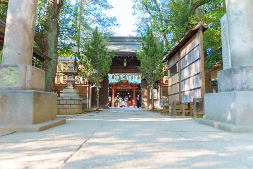赤坂氷川神社のお宮参りを出張撮影