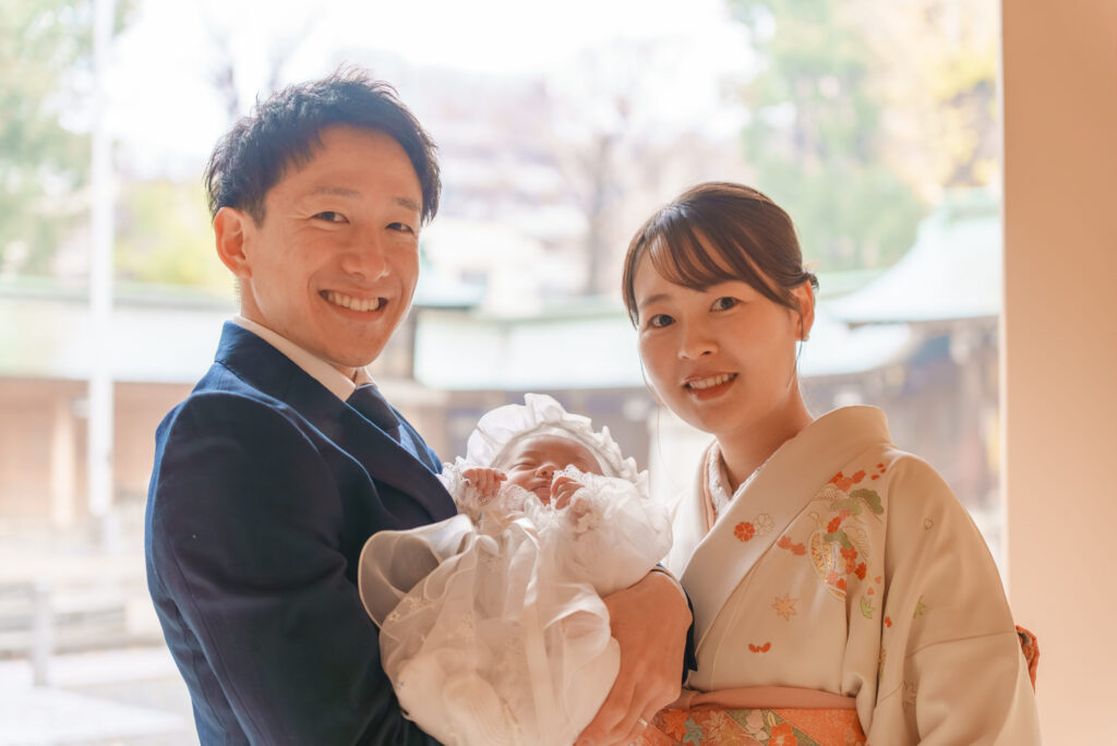 荻窪八幡神社のお宮参りを出張撮影