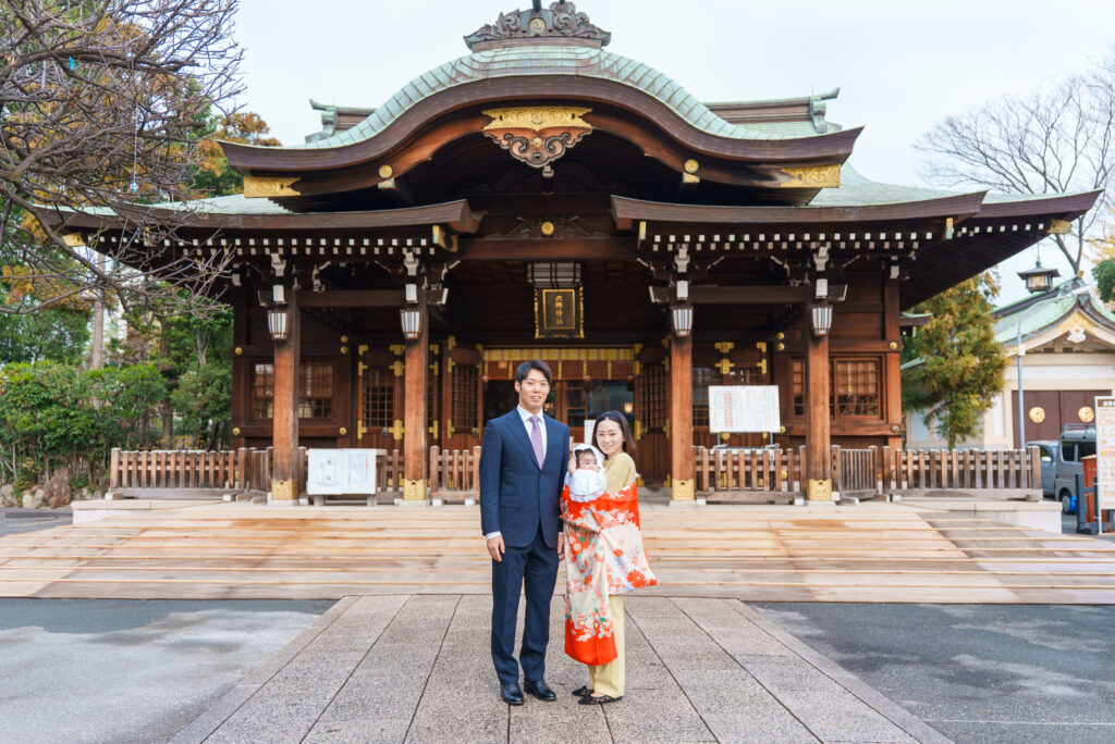 六郷神社(大田区)お宮参りを出張撮影