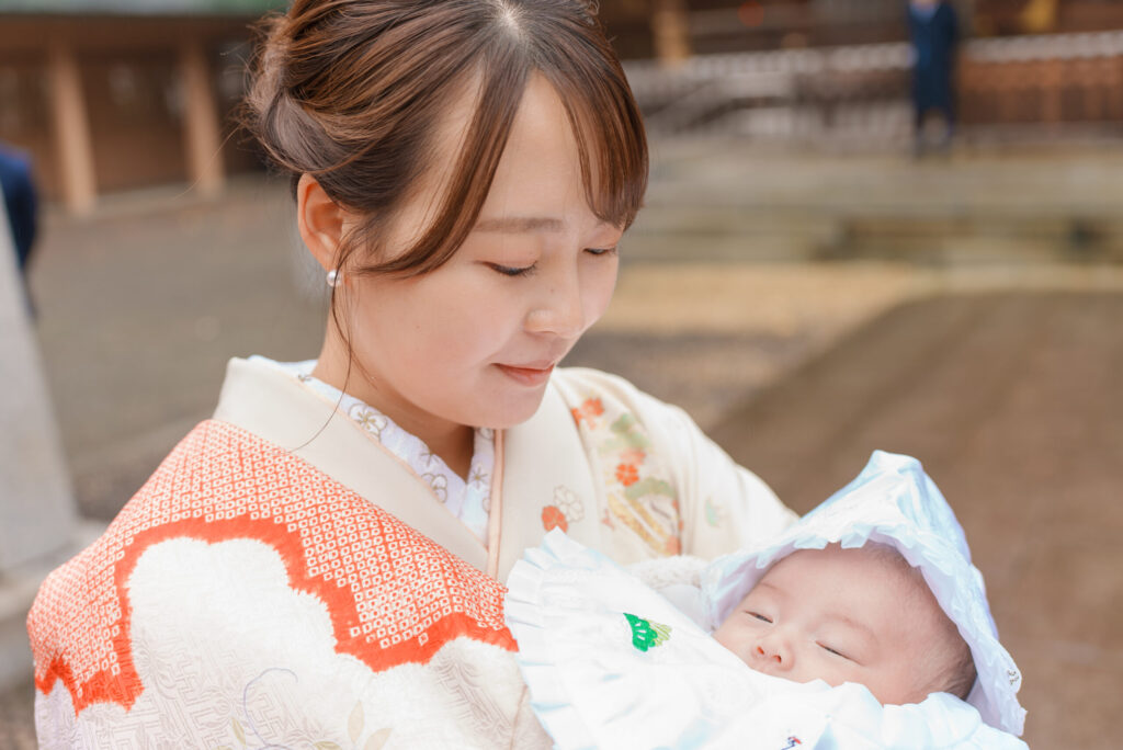 荻窪八幡神社のお宮参りを出張撮影