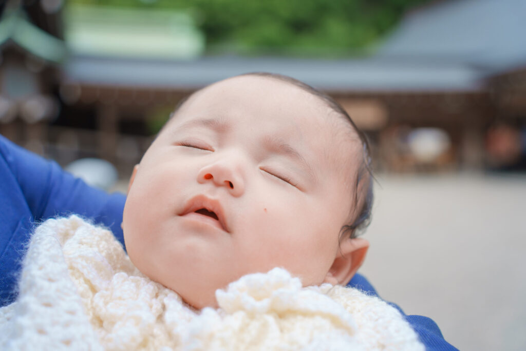 大宮氷川神社お宮参り出張撮影家族写真