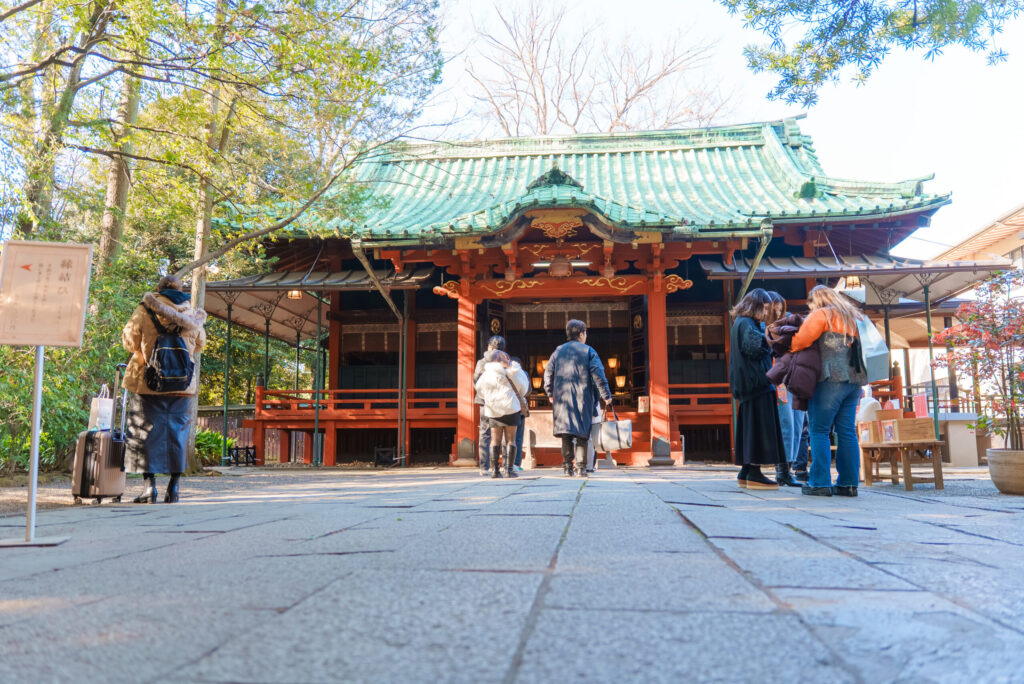赤坂氷川神社のお宮参りを出張撮影