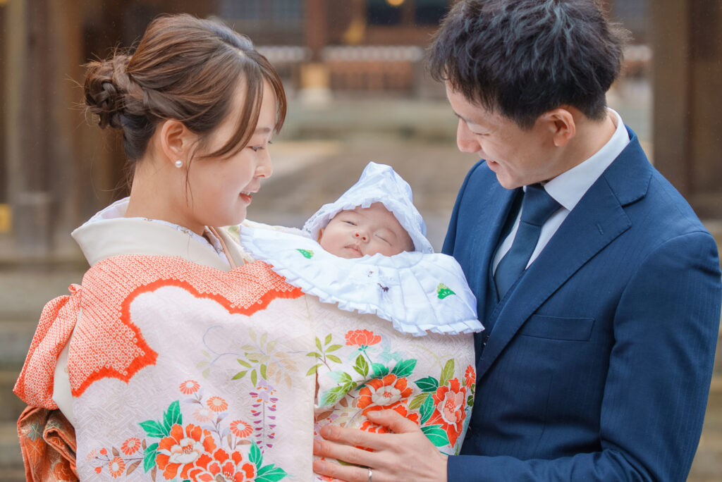 荻窪八幡神社のお宮参りを出張撮影