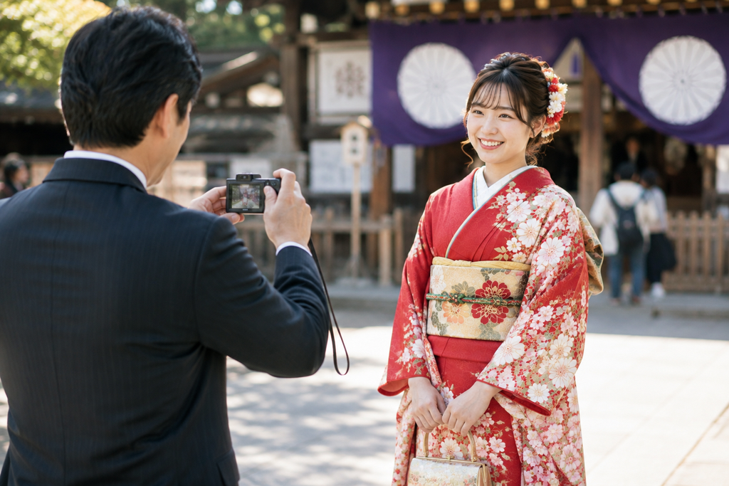 成人式の家族写真完全ガイド｜前撮り・服装・撮影場所の選び方